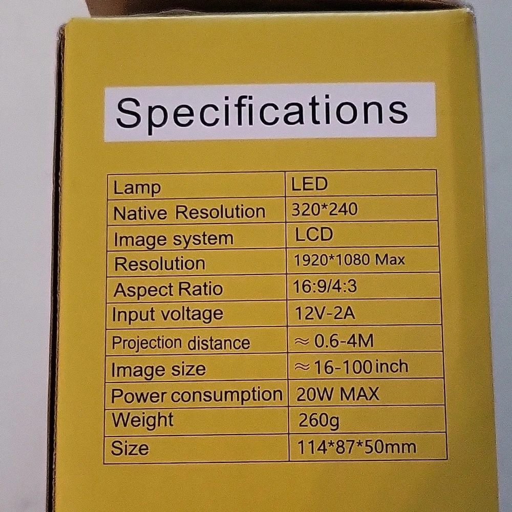 LED Source Mini Projector - Picture 3 of 5